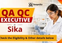Quality Executive Job at Sika | Chemistry Graduates Apply Now QA QC Jobs at Sika for BSc Chemistry Graduates