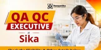 QA QC Jobs at Sika for BSc Chemistry Graduates