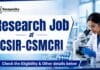 CSIR CSMCRI Project Associate Jobs | Walk-In 2026