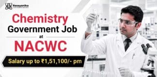 Chemistry Government Job at NACWC | Technical Officer Role