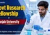 Govt Research Fellowship at Panjab University | Apply Now
