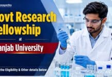 Govt Research Fellowship at Panjab University | Apply Now