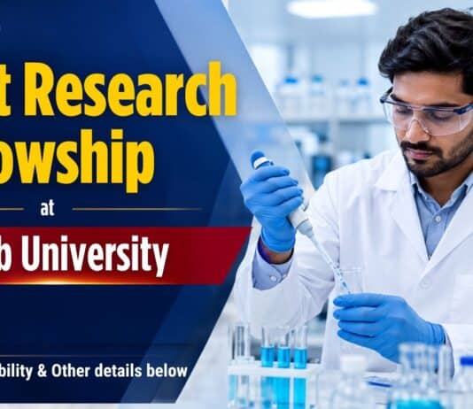 Govt Research Fellowship at Panjab University | Apply Now