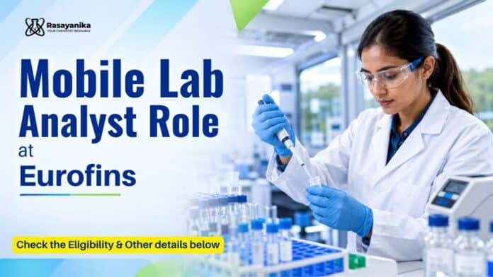 Eurofins Mobile Lab Analyst Jobs | Chemistry Graduates Eurofins Mobile Lab Analyst Jobs | Chemistry Graduates