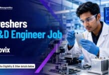 Freshers R&D Engineer Job at Enovix | Chemistry Graduates Apply Now Freshers Chemical Science Job at Enovix | R&D Engineer Jobs