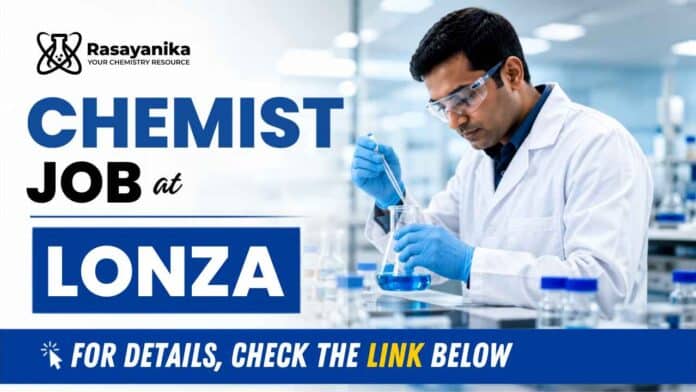 Apply for a chemist job at Lonza. Explore Lonza Careers for a Quality Control Job requiring Chemistry Graduates. Apply for a chemist job at Lonza. Explore Lonza Careers for a Quality Control Job requiring Chemistry Graduates.