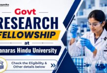 BHU JRF Recruitment 2026 | Chemistry Fellowship