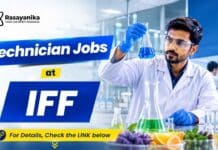 Explore IFF technician jobs in Mumbai for Chemistry graduates. Apply for the Technician I, Research role by 21 September 2026.