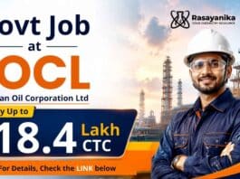 Govt Jobs through IOCL Recruitment for Chemical Sciences candidates. Check who can apply, key requirements, selection process, and dates.