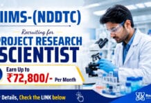 Scientist Jobs at AIIMS for Chemistry candidates. Earn ₹56,000 + 30% HRA as Project Research Scientist. Apply by 05 September 2026.