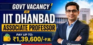 IIT Dhanbad faculty recruitment invites eligible Candidates to apply for 60 Professor and Associate Professor posts by 30 September 2026.