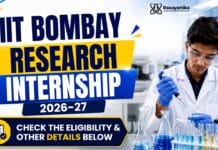IIT Bombay Research Internship Awards 2026-27