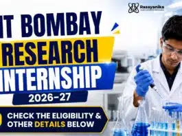 IIT Bombay Research Internship Awards 2026-27