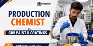 Production Chemist Job at  GDB Paint & Coatings | Apply Now