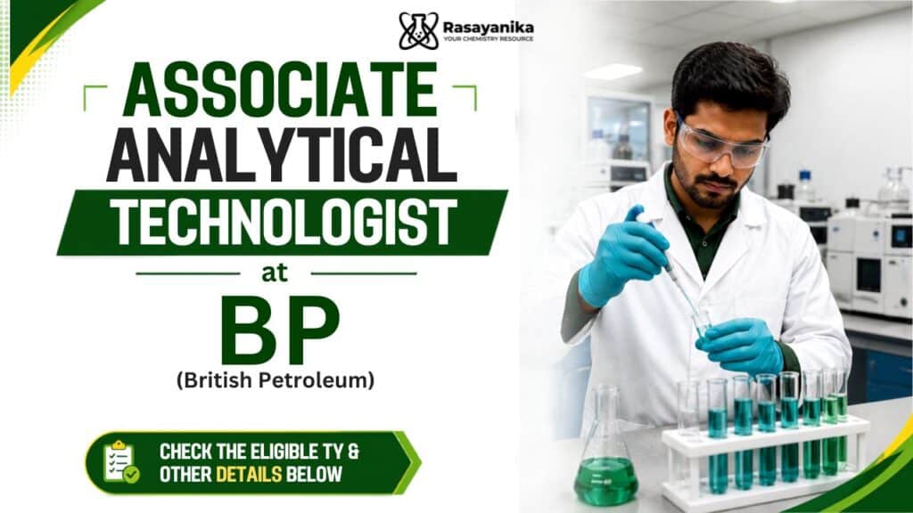 BP Hiring Analytical technologist | Chemistry Graduates Apply Now
