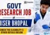 IISER Bhopal Project Position: Chemistry Job