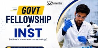 Govt Research Fellowship at INST Mohali | Apply Now