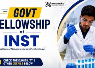 Govt Research Fellowship at INST | Earn up to ₹42,920/- pm Govt Research Fellowship at INST Mohali | Apply Now