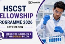 20+ Vacancies at HSCST | Chemistry Govt Fellowship Programme 2026 HSCST Fellowship 2026: Eligibility, Stipend & Apply