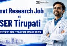 Govt Chemistry Research Job at IISER | Earn Up to Rs 58,000/- + HRA Govt Research Job at IISER Tirupati | Chemistry Graduates Apply Now