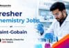 Fresher Chemistry jobs at Saint-Gobain in Chennai. Apply for Research Engineer 1 and discover R&D Jobs for candidates.