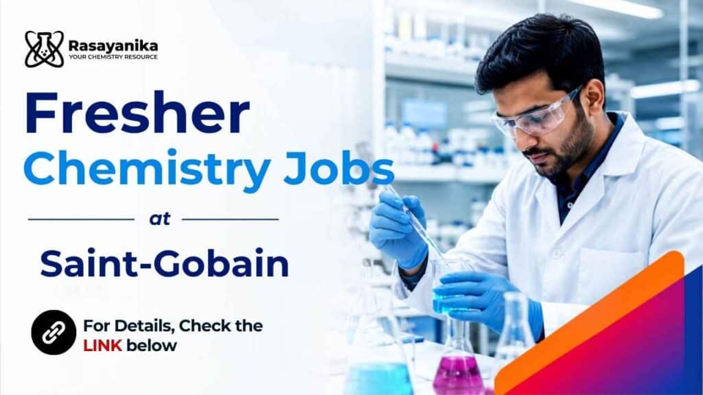 Fresher Chemistry Jobs at Saint-Gobain | R&D Jobs | Apply Now
