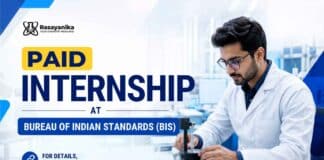 Paid Internship at BIS Laboratory offers up to ₹20,000/month with hands-on testing and laboratory exposure for eligible Chemistry candidates.