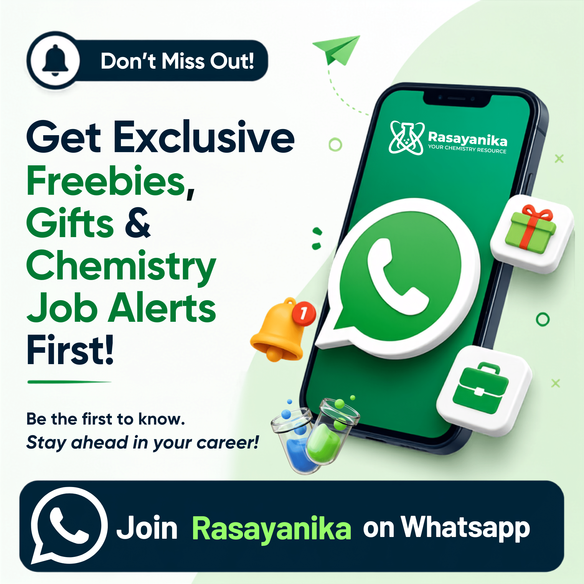 🔔 Join Rasayanika's FREE WhatsApp Group - Get Jobs & Updates Fastest ⚡