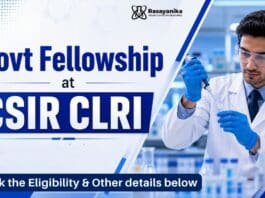 Govt Fellowship at CSIR CLRI for Chemistry Graduates | Apply Now