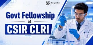 Govt Fellowship at CSIR CLRI for Chemistry Graduates | Apply Now