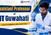 Assistant Professor Jobs at IIT Guwahati | Apply Now