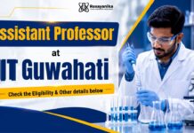 Assistant Professor Jobs at IIT Guwahati | Apply Now