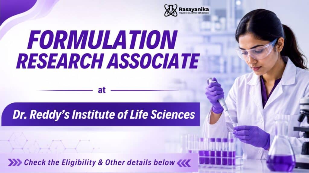 Research Associate Jobs at Dr. Reddy’s Institute | Apply Now