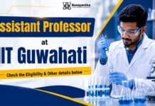 Assistant Professor Jobs at IIT Guwahati | Apply Now