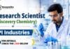 PI Industries Jobs: Research Scientist Discovery Opportunity for Chemists | Apply Now PI Industries jobs: apply for a Research Scientist Discovery Chemistry role in Udaipur. MSc/PhD candidates with 1–7 years' experience.