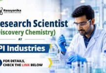 PI Industries Jobs: Research Scientist Discovery Opportunity for Chemists | Apply Now PI Industries jobs: apply for a Research Scientist Discovery Chemistry role in Udaipur. MSc/PhD candidates with 1–7 years' experience.
