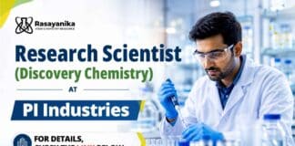PI Industries jobs: apply for a Research Scientist Discovery Chemistry role in Udaipur. MSc/PhD candidates with 1–7 years' experience.
