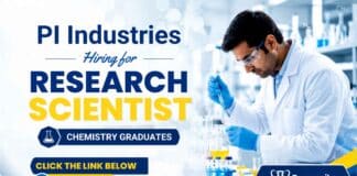 Research Scientist Jobs at PI Industries | Apply Now Research Scientist Jobs at PI Industries Careers for M.Sc and PhD Chemistry candidates