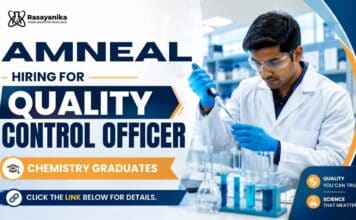 Quality Control Officer jobs at Amneal | Chemistry Jobs | Apply Now Quality Control Officer at Amneal Careers for M.Sc. Chemistry candidates in Visakhapatnam