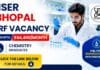 ₹44,400/Month Fellowship at IISER | JRF Vacancy for Chemistry Graduates Apply for the JRF Vacancy at IISER Bhopal under a BRNS Project. Opportunity for Master's graduates in Chemistry and related disciplines.