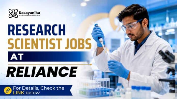 Reliance Research Scientist Jobs in Jamnagar invite PhD candidates in science or engineering to review eligibility and apply online today. Reliance Research Scientist Jobs in Jamnagar invite PhD candidates in science or engineering to review eligibility and apply online today.
