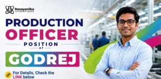 Production Officer jobs at Godrej Industries, Mumbai: check eligibility, responsibilities, safety requirements and application details.