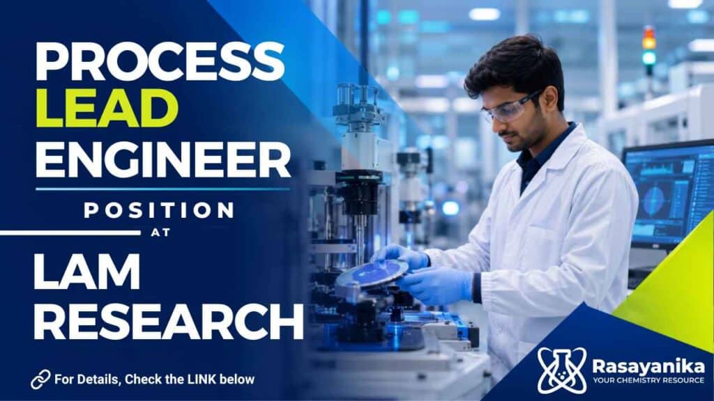 Lam Research Process Lead Engineer Job in Bangalore | Apply Now