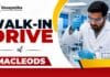 Walk-in Drive at Macleods | Jobs in Mumbai Attend the Macleods Walk-In Drive for R&D opportunities and explore Macleods Careers in Mumbai on August 23, 2026.