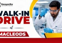Walk-in Drive at Macleods | Jobs in Mumbai Attend the Macleods Walk-In Drive for R&D opportunities and explore Macleods Careers in Mumbai on August 23, 2026.