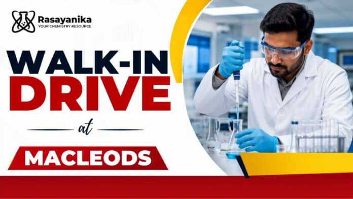 Attend the Macleods Walk-In Drive for R&D opportunities and explore Macleods Careers in Mumbai on August 23, 2026. Attend the Macleods Walk-In Drive for R&D opportunities and explore Macleods Careers in Mumbai on August 23, 2026.