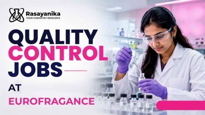 Explore Quality Control with Eurofragance Careers. Chemistry graduates with relevant fragrance industry experience can apply for this role. Explore Quality Control with Eurofragance Careers. Chemistry graduates with relevant fragrance industry experience can apply for this role.
