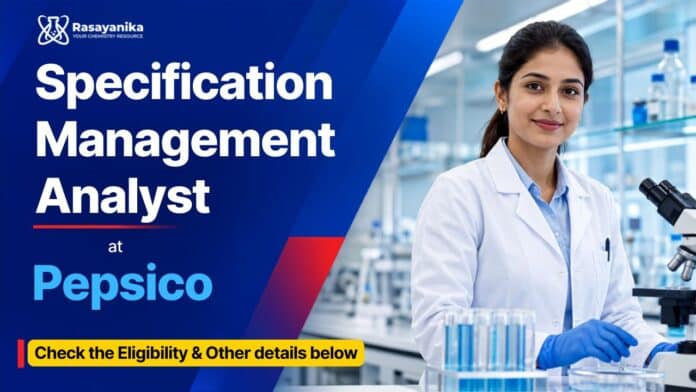 Specification Management Analyst Job at PepsiCo | Apply Now Specification Management Analyst Job at PepsiCo | Apply Now