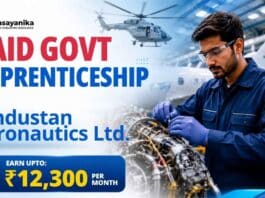 HAL Apprenticeship 2026 Govt Vacancy for Graduate, Diploma and BSc Chemistry candidates at HAL Nasik