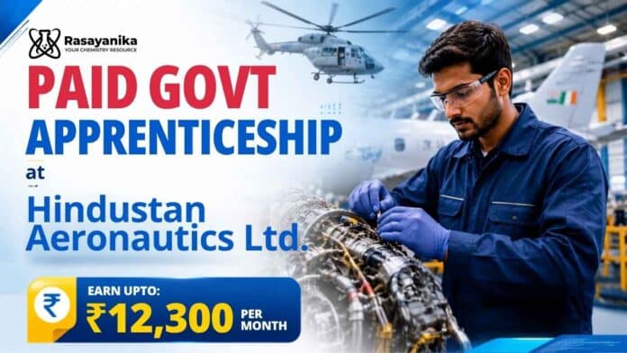 HAL Apprenticeship 2026 Govt Vacancy for Graduate, Diploma and BSc Chemistry candidates at HAL Nasik HAL Apprenticeship 2026 Govt Vacancy for Graduate, Diploma and BSc Chemistry candidates at HAL Nasik